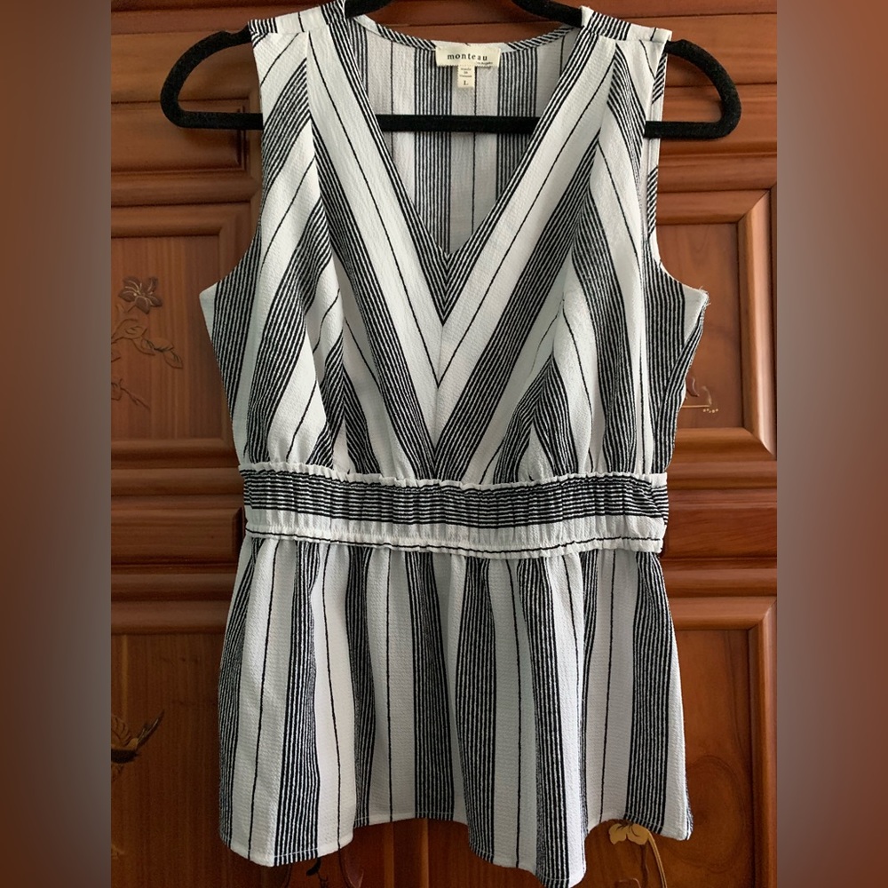 Monteau Peplum Top